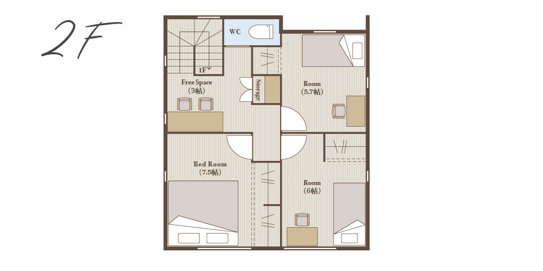 2F間取り図
